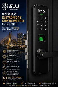 Fechaduras Eletrônicas com Biometria em São Paulo