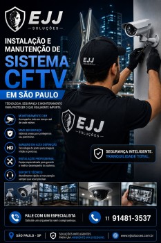 Instalação e Manutenção de Sistema CFTV em São Paulo